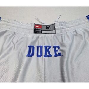 Vintage Nike Duke Blue Devils Basketball Shorts Y2K 36" Spellout REVERSIBLE